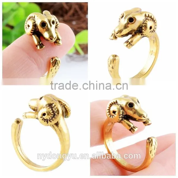 Unisex Lovely Fox Ring/creative Alloy Ring/top Quality Ring photo-3