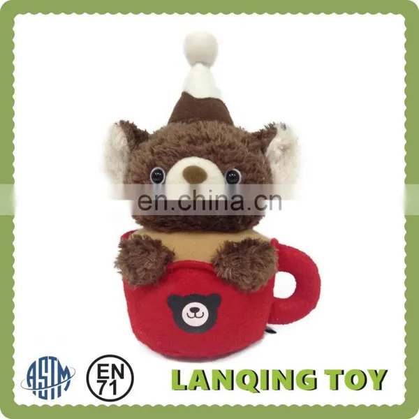 Coffee Bear Plush Toy Kinds Of Customized Brazil Souvenirs
