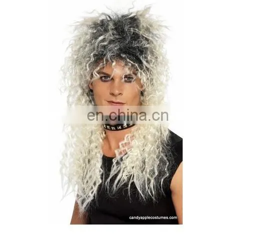 Halloween Carnival Party Hard Rocker Wig for Adults photo-3