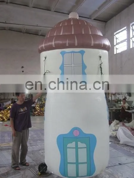 Popular Printed Small Inflatable House With Led Light for Decoration photo-3