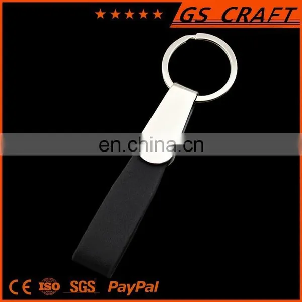 Cheap Custom Handmade Leather Keychain/heart Shape Leather Keychain photo-3