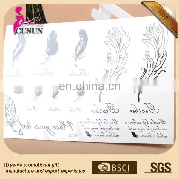 China Tattoo Stickers for Girls Fashion Intimate Temporary Tattoo photo-3