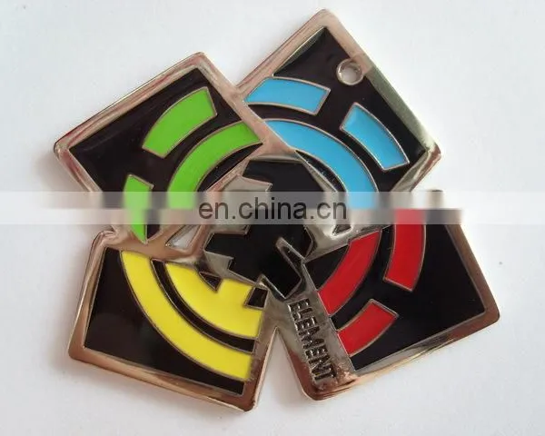 Promotional Price Custom Logo Rectangle Labels Metal Luggage Tags photo-3