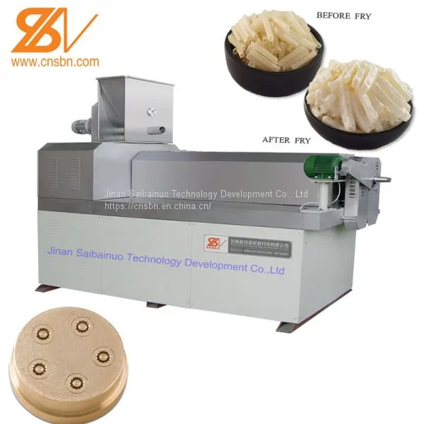 2019 Saibainuo Single Screw Extruder Fried Pellet Chips Snack Food Processing Line 100kg/h photo-2