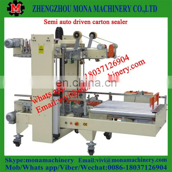 Top and Bottom Belt Drive Semi-auto Carton Sealing Machine photo-5