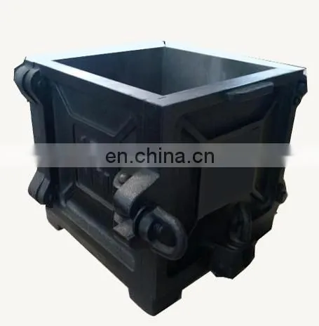 T-BOTA Two Parts Cube 150mm Single Cast Iron Cube Moulds 16kg Concrete Mould 150x150mm Cast Iron Cube Mould photo-2