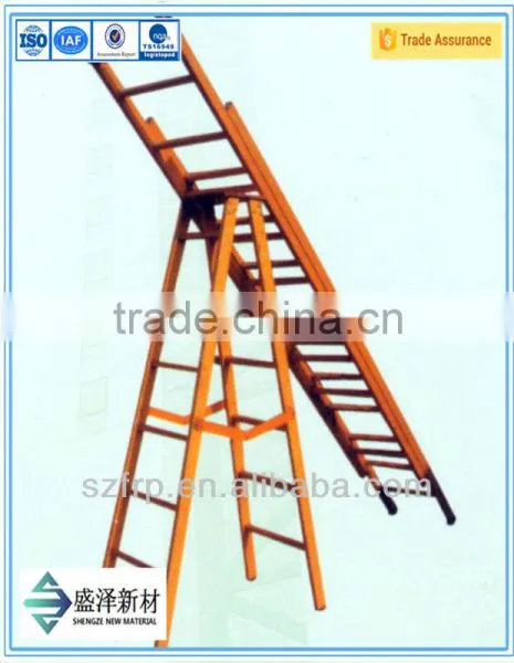 2016 New Design Single Straight Frp Grp Fiberglass Attic Ladder photo-3