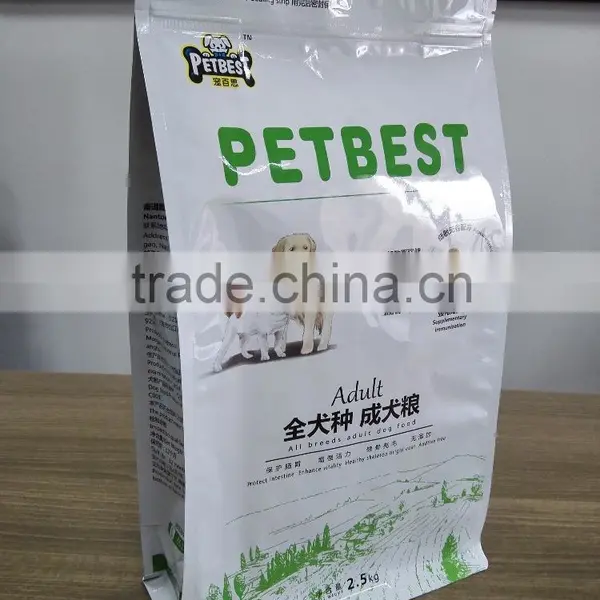 Square Bottom Aluminium Foil 2.5kg Dog Food Packaging photo-4