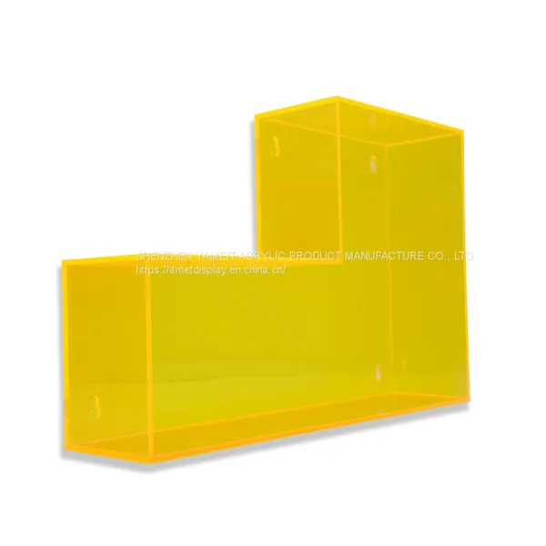 AMET Combined Display Customized Clear Acrylic Bracket for Acrylic Product Display Stand