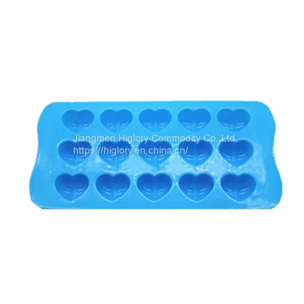 3D DIY Kitchen Accessories Fondant Candy Cake Chocolate Silicone Baking Mold 10 Cavity Love Heart Shaped Breakable Silicone Mold photo-2