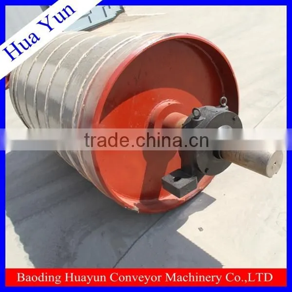 630mm Diameter Rubber Coated Conveyor Pulley for Material Handling photo-2