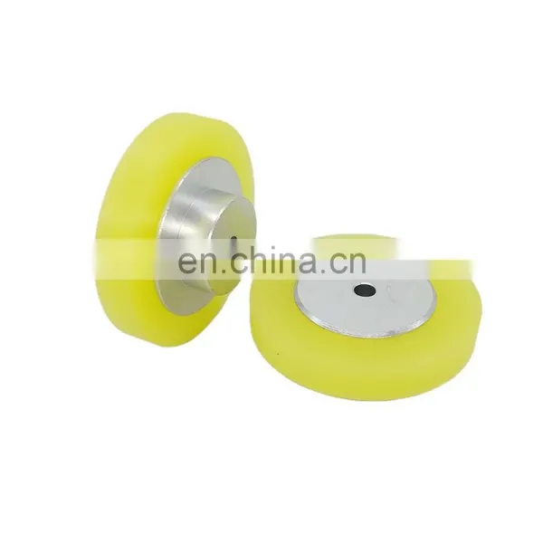 200mm Polyurethane Synchronizer Wheel 6 MM Bore 2pcs in a Bag for Rotary Encoder Meter Counter photo-2