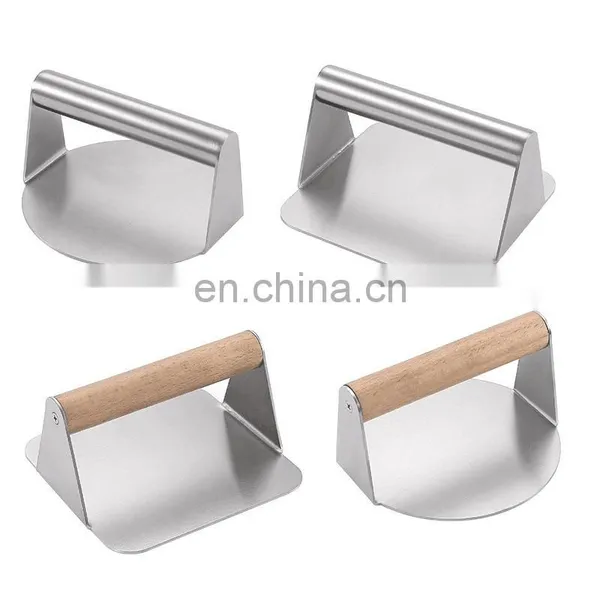 Stainless Steel Household Manual Grill Pressure Meat Press Hammer Tear photo-5