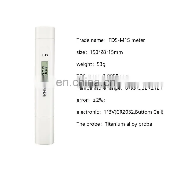 Portable Mini Cheap Price Three Seconds Quickly Testing Tds Water Tester for Drink Water photo-5