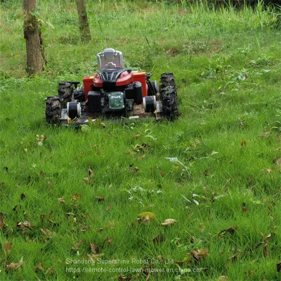 Remote Control Brush Cutter, China Remote Control Slope Mower Price, Robotic Brush Mower for Sale