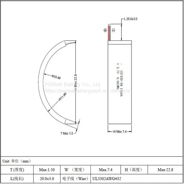 Curved Li-polymer Battery in Circle Shape Designed for Wearable Smart Rings photo-4