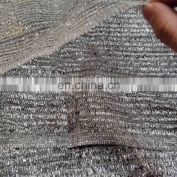 Sun Reflective Aluminum Shade Net Woven Fabric Silver Shade Mesh,Heat Control Aluminum Shade Cloth photo-4