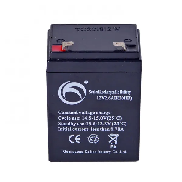 Hot Sale 12V2.6AH 7AH lead acid UPS battery for elevator equipment / Fire lighting / Access control