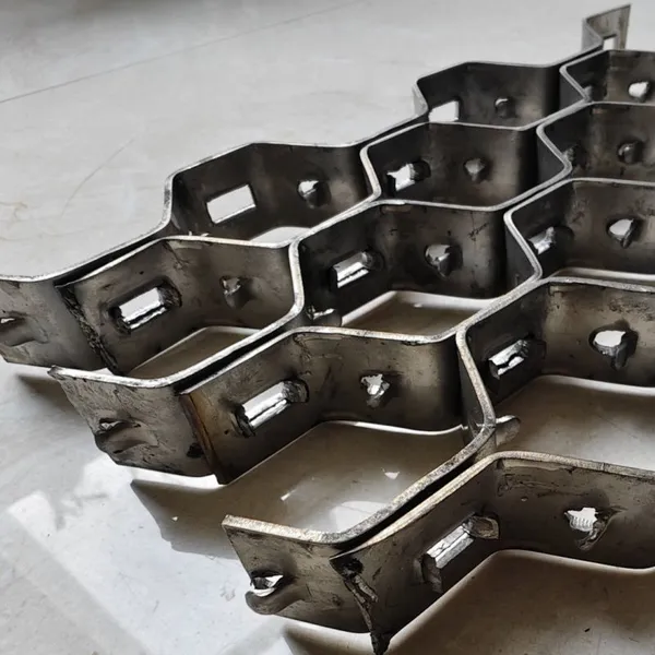 304H Stainless Steel Hexmesh With Bonding Holes /1