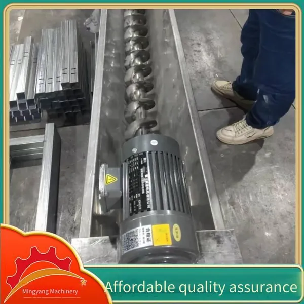 6-meter-long Auger Feeder, Shafted Screw Conveyor for Dry Mortar, Type 600 Twin-shaft Shaftless Feeder photo-4