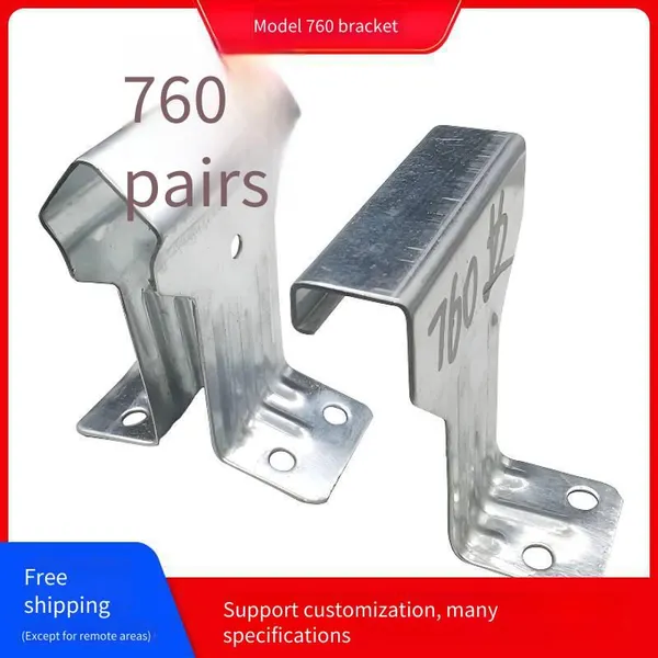 Steel Structure 820/760 Color Steel Tile Brackets, Angle-chi 840 Galvanized Zigzag Hidden Fastener Tile Clips, Hongxinyuan Steel Structure photo-5