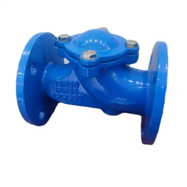 DIN 3202 Flange Cast Iron Ductile Iron GG25 GGG50 Check Valve PN16 Non Return Valve Ball Type Check Valve photo-5