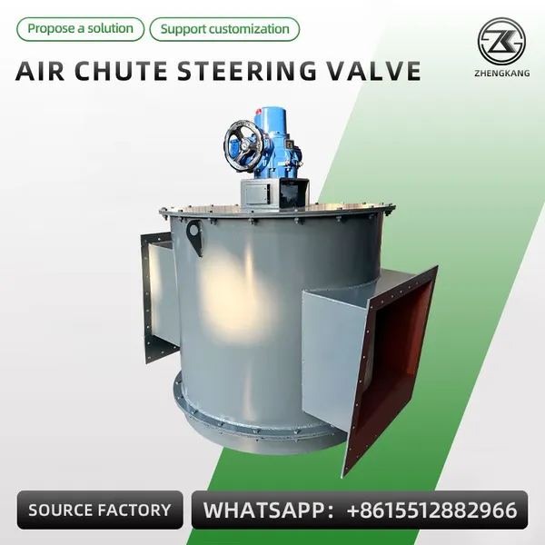 Air Slide Chute Diverter Valve | Pneumatic Diverter Gate for Air Gravity Conveyor