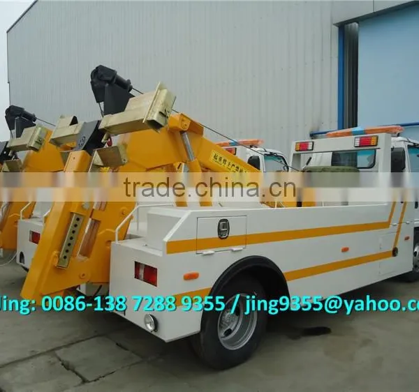 LHD 4x2 Small Road Wrecker Tow Trucks 3-5T for Sale photo-3