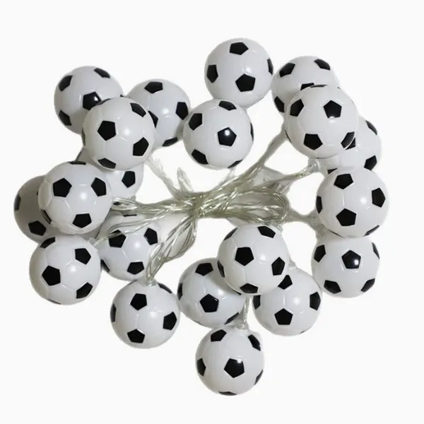 LED Football Light String, World Cup Creative Bar KTV Decoration Shaped Lights, Christmas Atmosphere Colored Lights