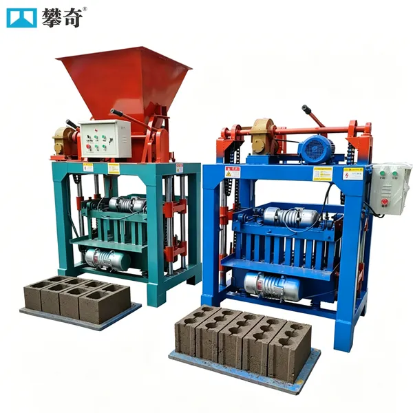 Low Investment Semi-Automatic Concrete Brick Making Machine Hollow Interlock Solid Brick Molding Equipment