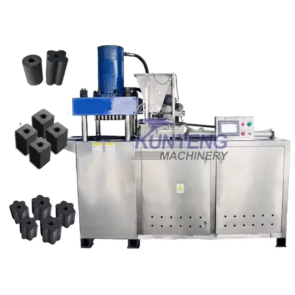 Máquina de prensado de carbón vegetal hidráulica. Máquina de briquetas de carbón de Myanmar. Máquina de fabricación de carbón vegetal para barbacoas de carbón bituminoso. EPC
