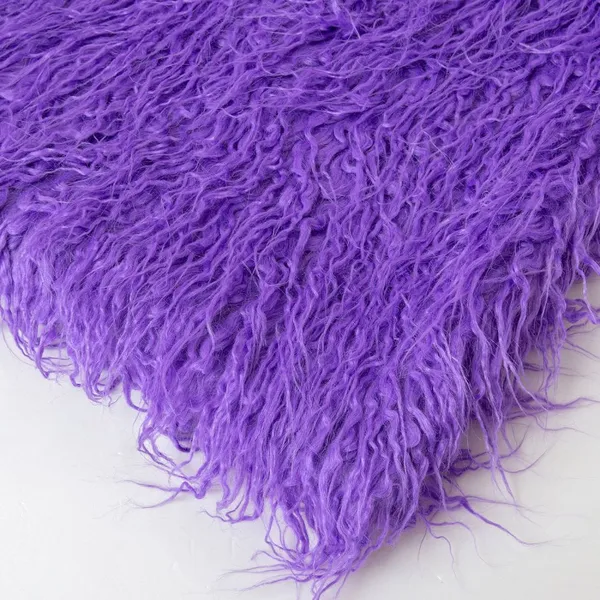 Solid Mongolian Shaggy Fur Long Pile Faux Fur Fake Fur Fabric