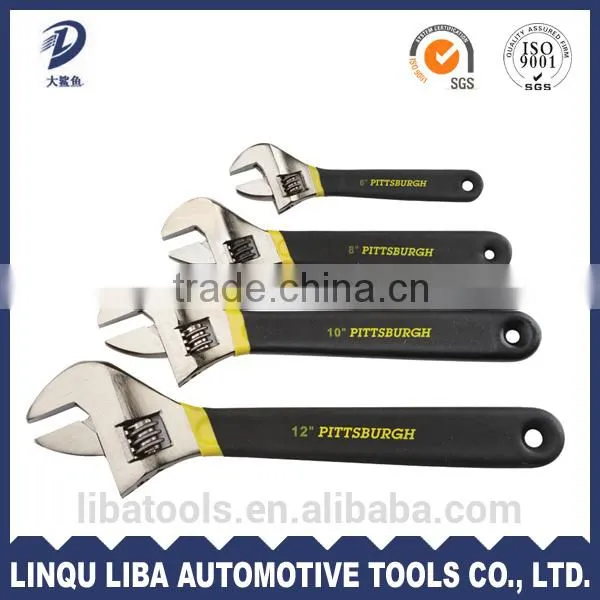China Supplier High Qualtiy CrV Labor Saving Tool Adjustable Wrench Monkey Spanner For Undoing Screws photo-5