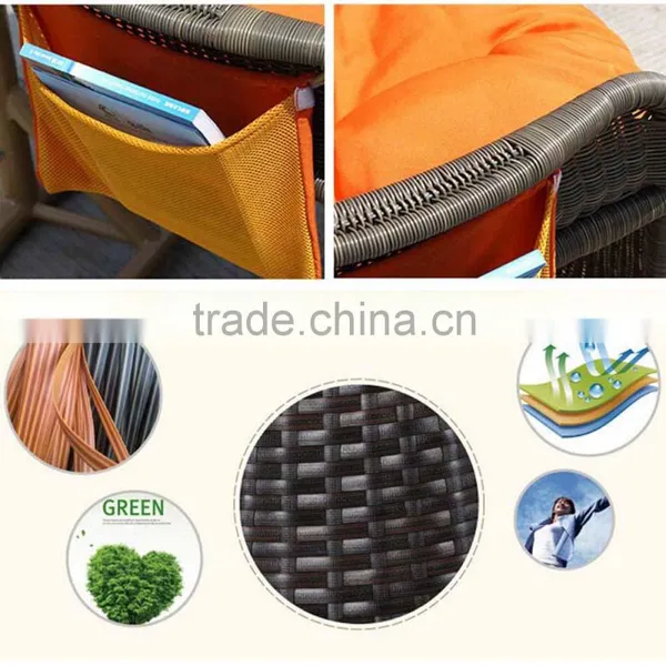 Lazy Leisure Outdoor Creative Pe Rattan Garden Sofa Lounge French Cane Chairs photo-6