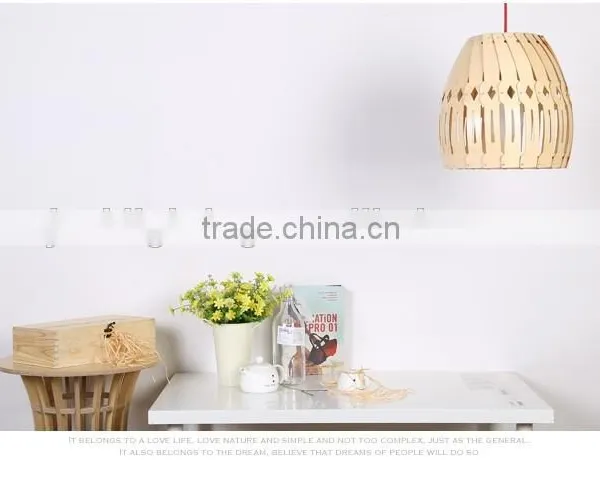 LED Pendant Light JK-8005B-34 New Modern Designer Wood Led Pendant Light for Restaurant photo-6