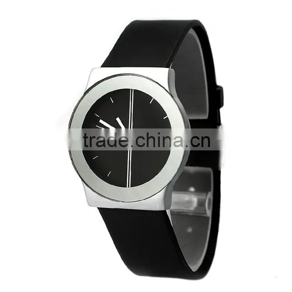 Stainless Steel Water Resistant Leather Band Couple Factory Watch photo-3