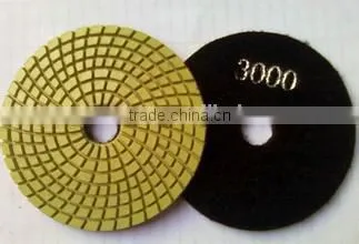 Resin Bonded Sunflower Polish Floor Concrete Wet Dry Diamond Pad photo-2