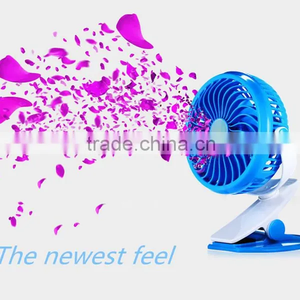 2016 Hot Sale DC 5V ABS Material Portable Clip USB Mini Fan photo-3