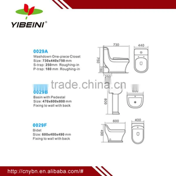 Sanitary Ware Ceramic Bathroom Design Toliet Sets photo-2