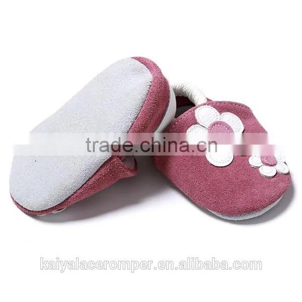 2016 New Arrival Baby Moccasins Shoes With Cute Little Flower photo-3