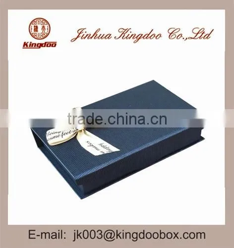 Jinhua Supplier Rectangular Handmade Paper Chocolate Gift Box With Ribbon photo-3