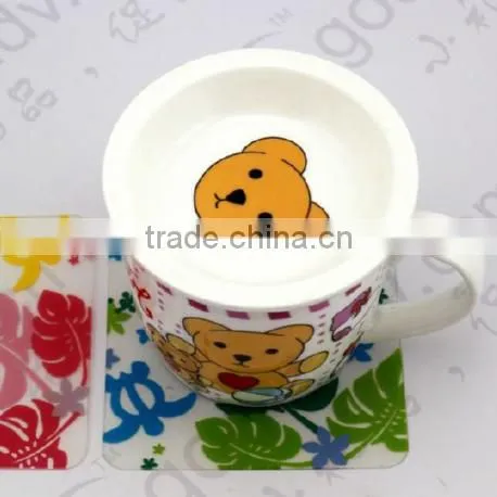 Fashion Design Floral Printed pp Square Coaster photo-2