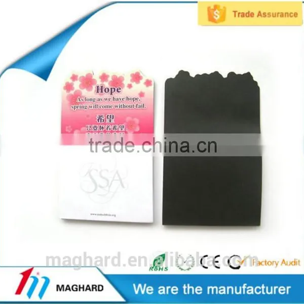 China Manufacturer Custom Tear-odd Shopping List With Rubber Magnet as Fridge Magnet photo-2