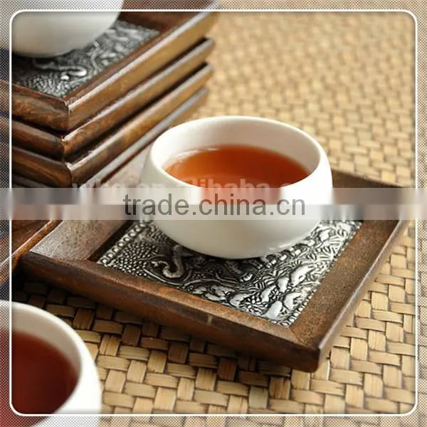 Hot Sell Handmade Square Real Wood Coaster Customized Design photo-6
