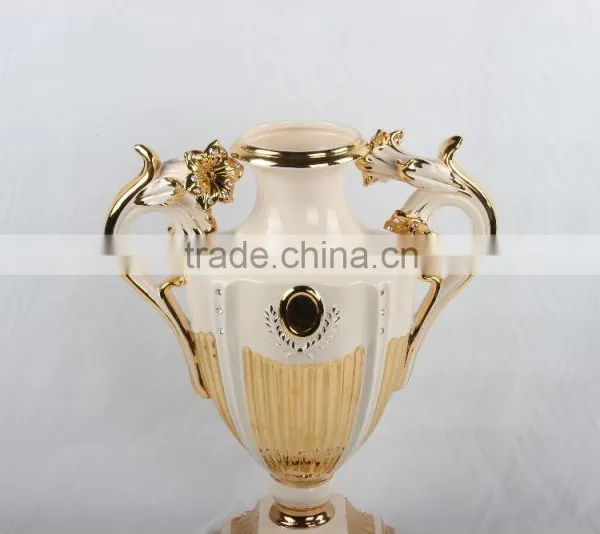Newest Antique Ceramic Vase With Flower Design , Large Ceramic Vase photo-2