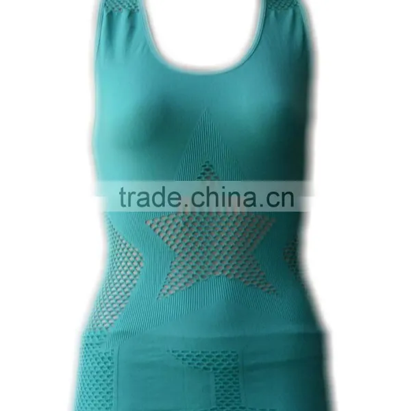 Wholesale Gymwear Breathable Hollow-out Star Picture Sports Wear Comfortable Seamless Women Yoga Wear photo-3