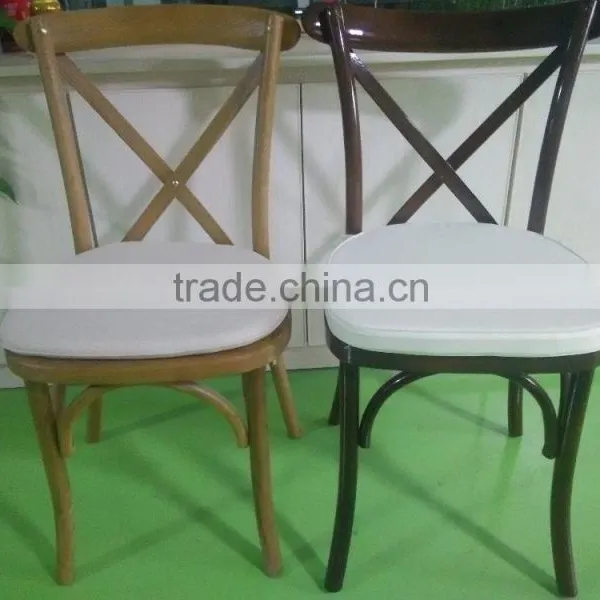 French Style Cross Back Chair Dining Chair Restaurant Chair photo-2