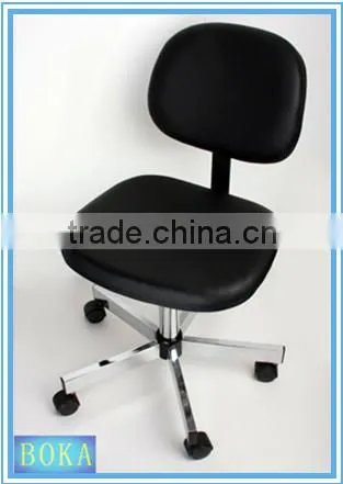 Adjustable Fiber Reference Plastic Lab Stool With Wheels photo-4