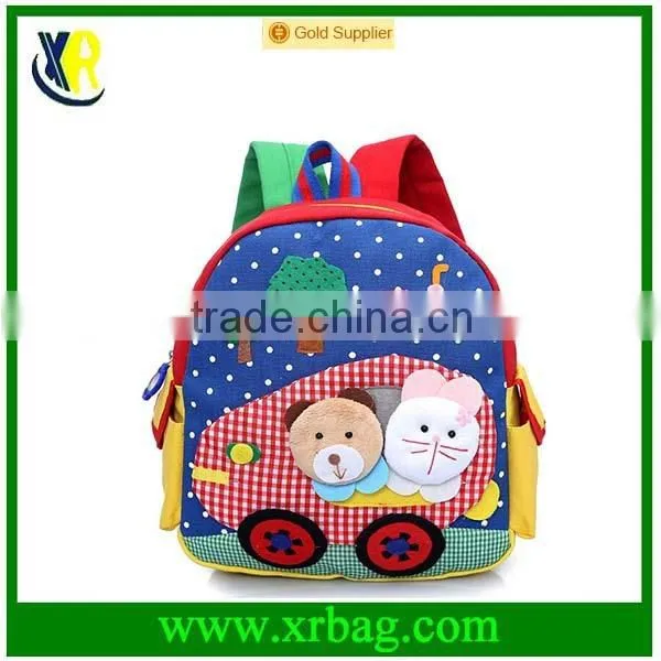 new 2015 fashion cute kindergarten kids backpack school bag