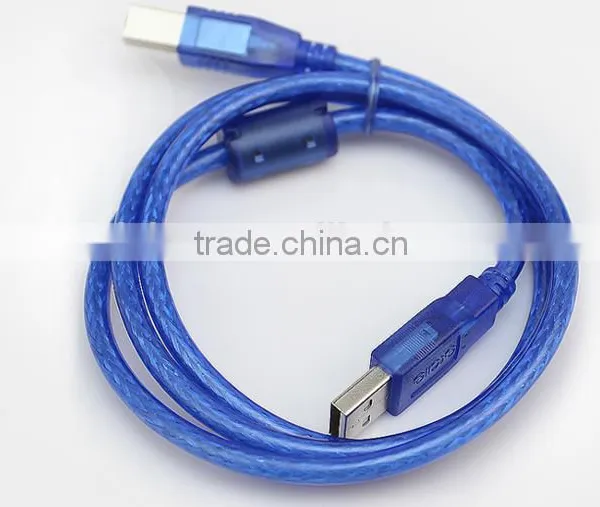 Transparent Blue Ferrite USB 2.0 for Pinter photo-3
